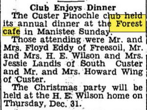 Forest Cafe - Dec 1939 Article (newer photo)